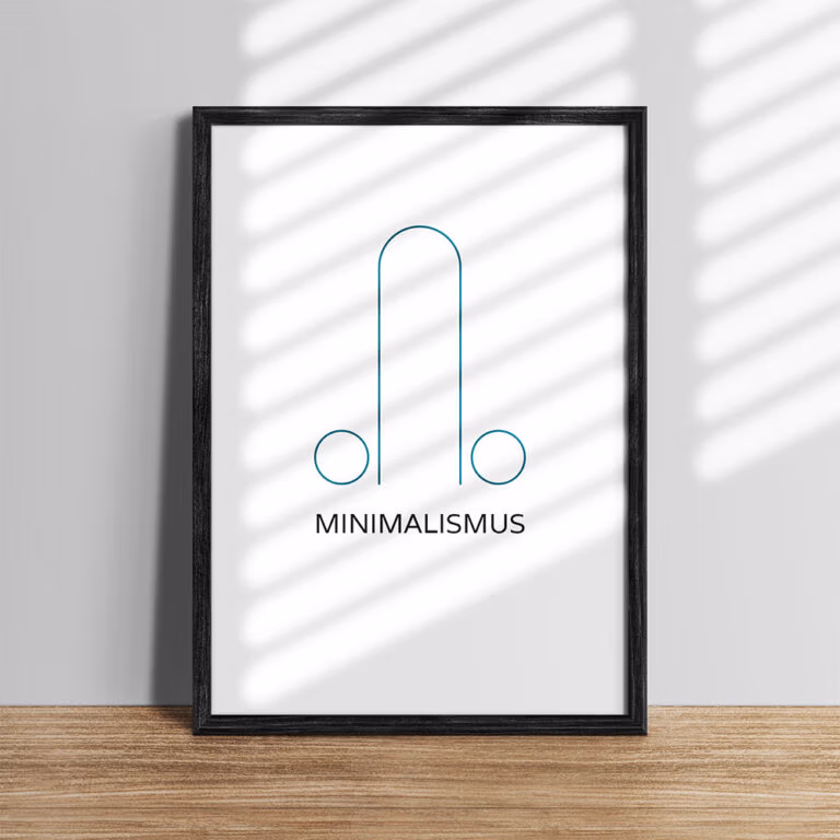 Kunst mit Penis - Minimalismus